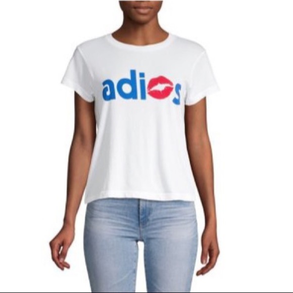 [Wildfox] Adios Statement Graphic Tee - Picture 1 of 4